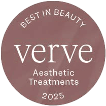 Best in Beauty 2025 Verve Aesthetic Treatments award badge